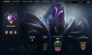 conta de lol