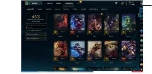 League of legends conta level 104