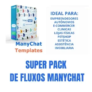 Pack 20 fluxos para manychat