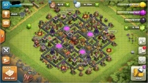 CLASH OF CLANS CV 10 BARATO