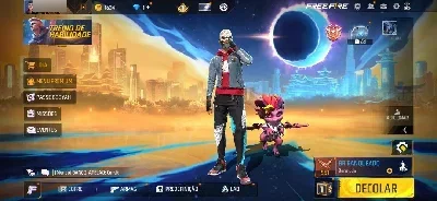 Conta De Free Fire Com Calça Angelical AZUL CONTA BOA