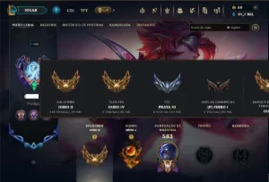 Ouro 2 com TODOS os Champs e 267 Skins +3 Prestigios