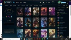 CONTA LEAGUE OF LEGENDS ( BARATISSIMO )