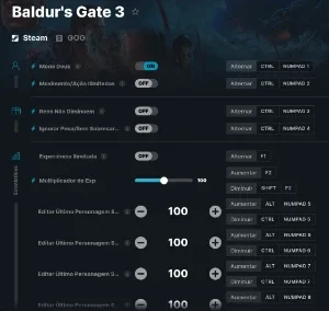 Baldur's Gate 3 Cheat Hack - Steam E Gog Indetectável