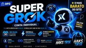Super Grok 7 Dias (Conta Individual) Menor Preço Da Dfg !