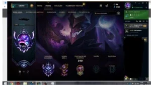 conta league of legends d4