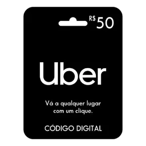 uber gift card 50 R$ envio automatico ok