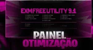 Painel otimização para jogos e computadores Fraco
