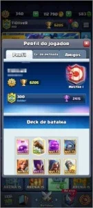 Conta LVL13 - Full Cards - Deck ESTELAR. Aceito propostas.