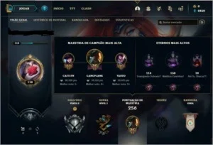conta league of legends