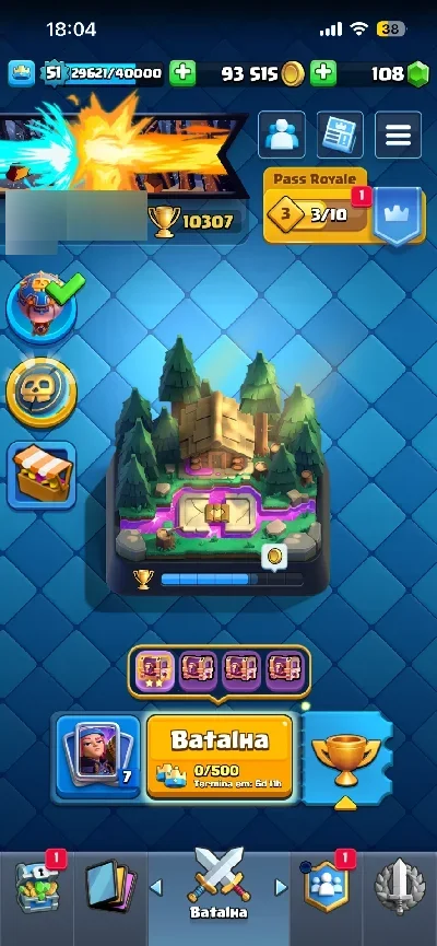 Conta Clash Royale 10K trofeus