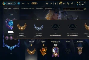 Prata 3 com TODOS os Champs e 241 Skins ( JG / TOP )