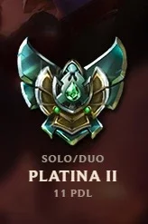Conta League of Legends - Platina 2 season 7 - MD10