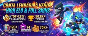 Conta 50k Troféus S-Tier (2019) com 74 Hipercargas e Vários