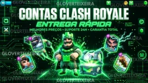 Contas Clash Royale > 1K-10K De Trofeus!
