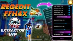 Painel Ffh4x Regedit Vip 100% Hs Android E Ios- Free Fire