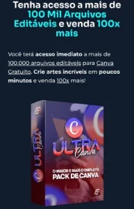Tenha acesso a 100 Mil Arquivos editáveis do Canva