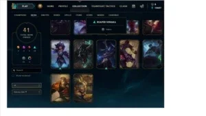 Conta League Of Legends Gold IV 41 Skins