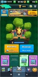 Conta Clash Royale Nvl 12 + 80k ouro + 400 gemas
