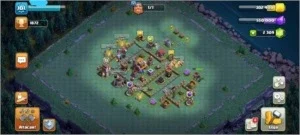 Clash Of Clans CV 9 FULL com itens raros