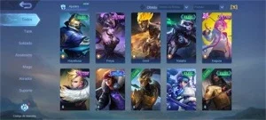 Conta móbile legends