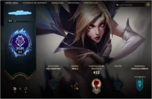 CONTA LOL - DIAMANTE 4 SEASON PASSADA - 137 SKINS