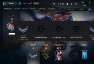 Prata 1 com 95 Champs e 40 Skins