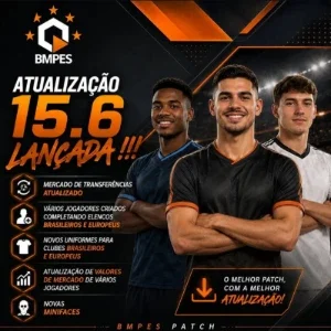 Patch Bmpes 2026 Para Pes 2021 (PC) + JOGO PES 21 PROMOÇÃO!!