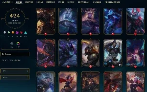 Conta LOL +10 anos 90k essência - 424 skins - 200 chromas