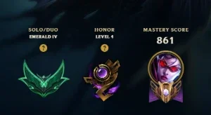 conta de lol 273 skins esmeralda 4 nivel 470