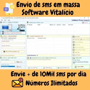 ✅ Envio de SMS em massa Software Vitalício 2025 PC
