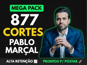 Mega Pack 877 Cortes Pablo Marçal Vídeos Virais TikTok Reels