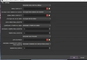 Novo programa YT Assiste videos com acesso de contas