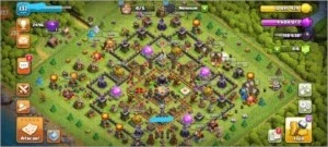 Cv 11 clash of clans bem upado, conta com mais de 5 anos