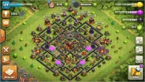 Conta Clash of Clans cv10 Lv 129