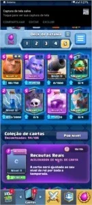CLASH ROYALE COM MUITO OURO E GEMAS (CONTA REATIVADA)