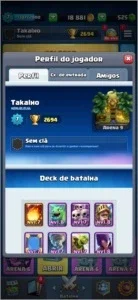 Clash Royale - Nível 7 - 2694 Troféu - Arena 9