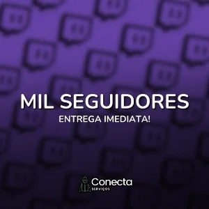 Mil Seguidores Twitch - Alta Qualidade