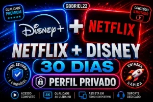 Netflix Privada 4K + Disney Privada 4K 30 DIAS