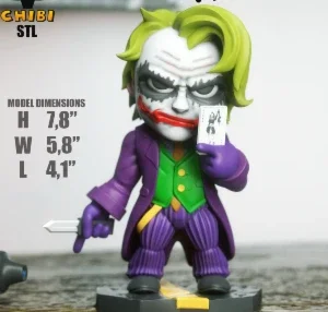 Joker Heath Ledger Chibi STL