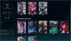 Conta LOL Plat1 por inativ queue de d3 muito barato