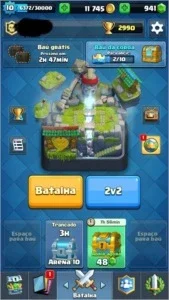 Clash of Royale lvl 10 com troca de nome 941Gemas