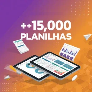 Super Pack PLANILHAS de EXCEL+ de 15000 - Entrega Imediata