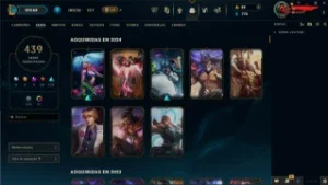 Conta League Of Legends 439 Skins + Valorant + Tft