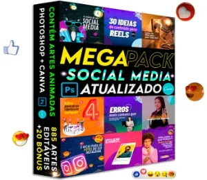 Pack Premium para Social Media Agências Design Auto 2024