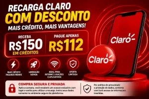 Recarga Claro Operadora Promoção