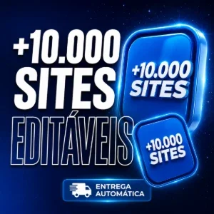 +10.000 Sites Editáveis Profissionais 