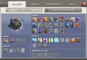 Conta de Clash of Clans cv9