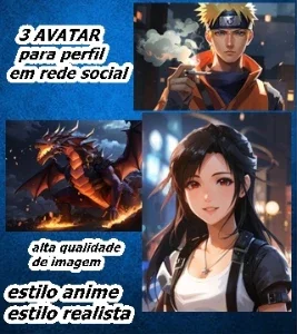 3 AVATAR (foto perfil) para rede social