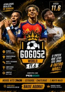 Pes 2021 + gogosz patch 2025 pc - atualizado
